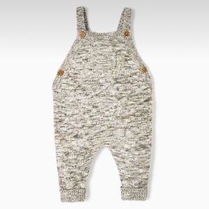 Zara Blended Grey Knit Dungarees